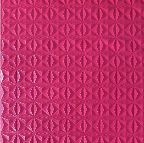 RESTSTÜCK 60cm !!! - Kunstleder - moderne Struktur - pink